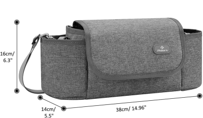 Geantă PHILORN pentru cărucior și de umăr 38 x 16 cm + salteluță de înfășat
