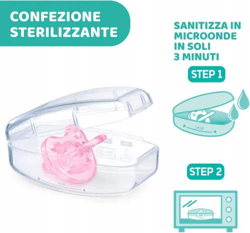 CHICCO PhysioForma DUAL SOFT suzetă x2 2-6 luni