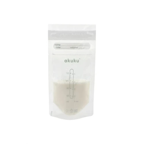Pungi sterile AKUKU pentru DEPOZITAREA LAPTELUI 150ML x30
