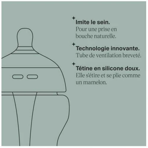 TOMMEE TIPPEE Advanced biberon 260ml ANTI-COLIC 0luni+