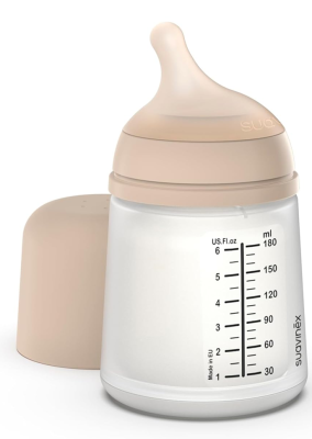 SUAVINEX sticlă ZERO ZERO 180ml Flux Adaptabil (A)