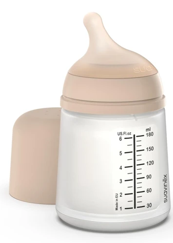 SUAVINEX sticlă ZERO ZERO 180ml Flux Adaptabil (A)