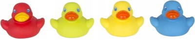 PLAYGRO Bright Baby Duckies rățuște de cauciuc pentru baie 6 m+ 4 bucăți