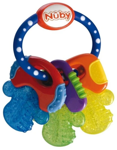 NUBY IcyBite inel gingival răcoritor din silicon 9 x 14 cm CHEI