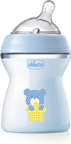 CHICCO NaturalFeeling biberon 250 ml 3 m+ flux mediu