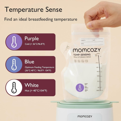 Pungi de stocare a laptelui matern MOMCOZY 120 bucăți 250ml SENZOR