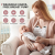 BAEMEE pompă de sân dublă hands free 4 moduri BPA free LED