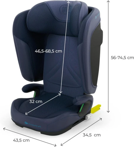 KINDERKRAFT UNITY 2 scaun auto 100-150cm ISOFIX