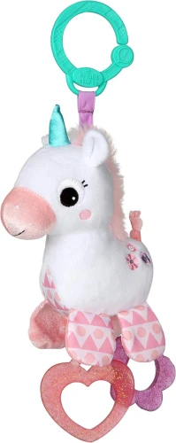 LAMAZE jucărie de agățat pentru cărucior și pătuț Unicorn 30cm 0-6 luni