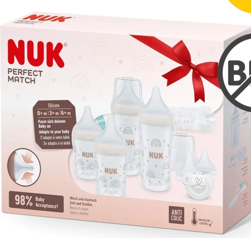 NUK Perfect Match set de început sticle x4 + accesorii