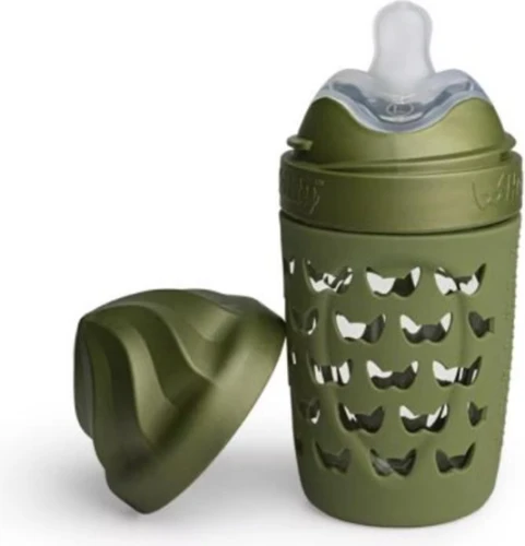 HEROBILITY Hero Eco sticlă cu husă 220 ml 6 m+ tetină M