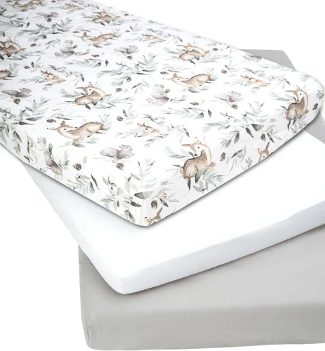 MEDIPARTNERS cearșaf pentru pătuț 60cmx120cm x3
