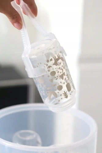 BEABA Steril'Express 2în1 STERILIZATOR CU ABURI + pensetă și măsură