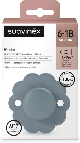 SUAVINEX Wonder suzetă liniștitoare 6-18 luni silicon SX PRO