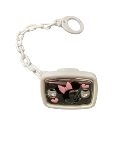 VALENTI DISNEY Minnie cutie pentru suzetă + lanț cu strat PVD (argint)