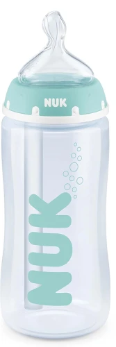 NUK First Choice+ biberon 300 ml tetină M flux mediu indicator de temperatură