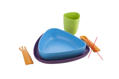 eKOALA Prima Pappa set de veselă pentru copii 6 m+