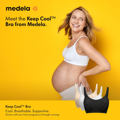 MEDELA KEEP COOL ULTRA sutien de alăptare fără cusături L