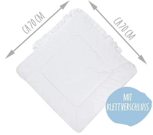 TUPTAM cuib pentru bebeluși 70 x 70cm cu volan