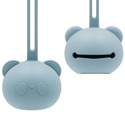CAJA husă din silicon pentru suzetă 7 x 21 cm PANDA