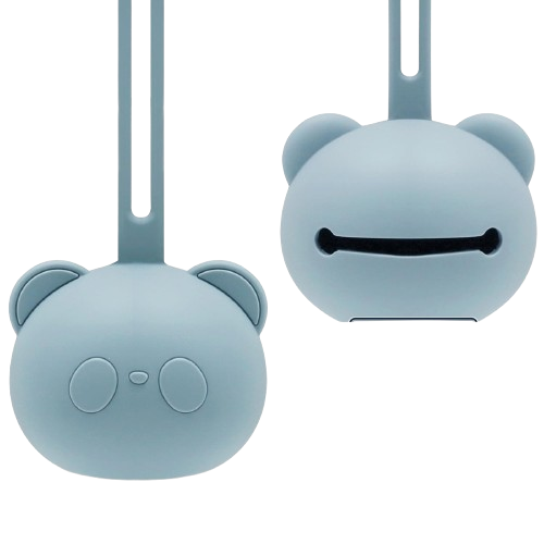 CAJA husă din silicon pentru suzetă 7 x 21 cm PANDA