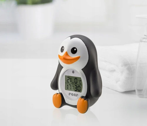 REER MyHappyPingu 2în1 termometru digital pentru baie și cameră