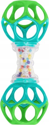 BRIGHT STARTS Oball Shaker jucărie de dentiție cu zgomot și mâner 14,5 cm