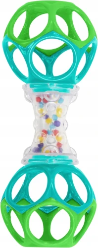 BRIGHT STARTS Oball Shaker jucărie de dentiție cu zgomot și mâner 14,5 cm