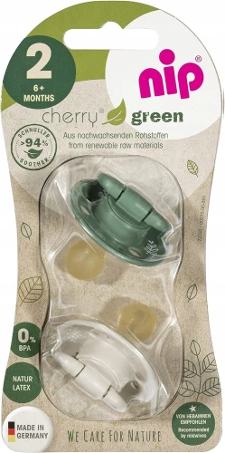 NIP CHERRY suzetă liniștitoare x2 6luni+