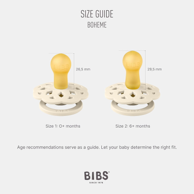 BIBS BOHEME suzete calmante 2pack 0-6 luni