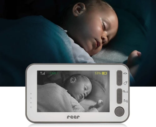 REER BabyCam L monitor digital video pentru bebeluși 4,3" TFT FHSS