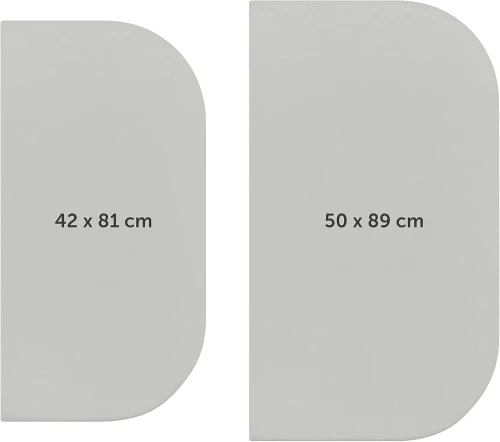 LALENI cearșaf cu elastic pentru pătuț MAXI 50x89
