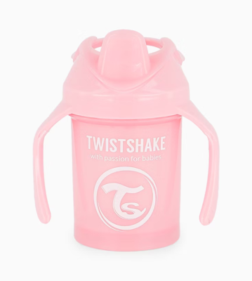 TWISTSHAKE Mini Cup cană anti-picurare cu tetină și blender 230 ml 4 luni+