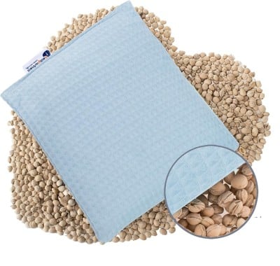 MEDI PARTNERS pernă termică din bumbac cu sâmburi de cireșe 20 x 25 cm