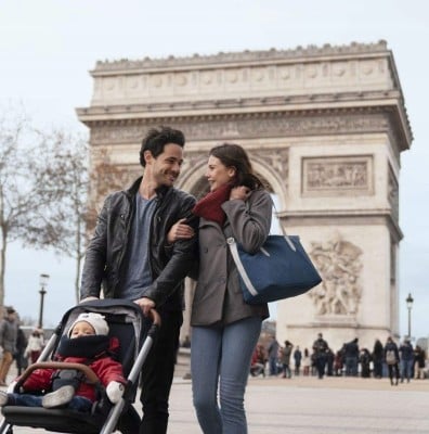 Geantă pentru cărucior BABYMOOV + accesorii LeChamps-Elysées