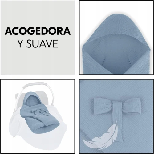 HAUCK SNUGGLE SO COSY înfășător pentru scaun auto, cărucior, păturică 75x75