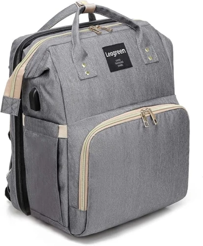 LEOGREEN rucsac pentru scutece și accesorii + salteluță de înfășat