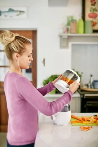 PHILIPS AVENT SCF883/01 4în1 aparat de gătit cu aburi și blender 1000ml
