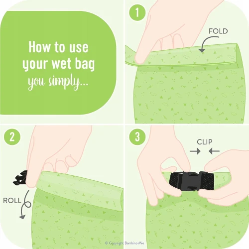 BAMBINO MIO sac impermeabil pentru scutece ude
