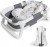 GLENMORE cadă pliabilă cu scurgere + inserție