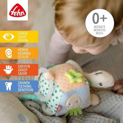 FEHN jucărie suspendată cu zornăitoare BROASCĂ 18X17 cm