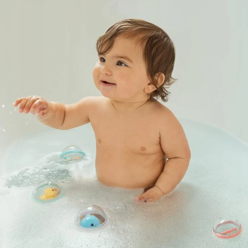 MUNCHKIN Float & Play bile cu zornăitoare pentru baie, set 4 bucăți