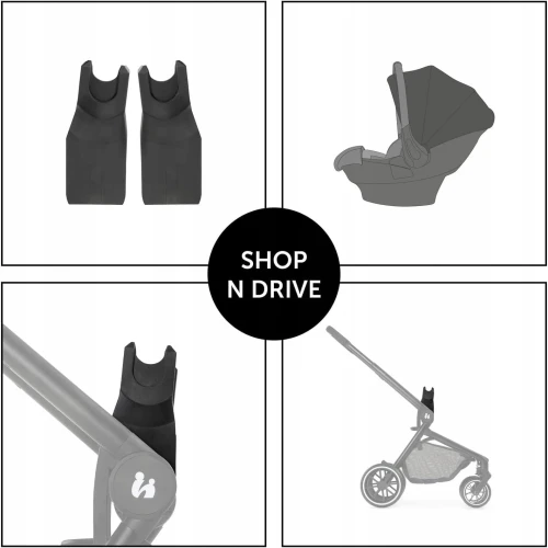 Adaptor HAUCK pentru cărucior MOVE SO SIMPLY scaune auto MAXI-COSI CYBEX NUNA KIDDY
