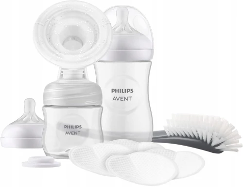 PHILIPS AVENT Natural SCF430/60 pompă de sân manuală + accesorii
