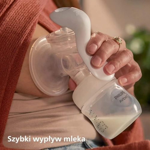 PHILIPS AVENT Natural SCF430/60 pompă de sân manuală + accesorii