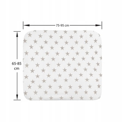 LILLY&BEN husă pentru salteluță de înfășat frotir 50x70 x2