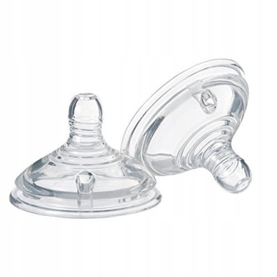 TOMMEE TIPPEE tetină pentru biberon CLOSER TO NATURE 6luni+ x2