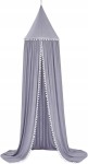 BALDACHIN pe cadru cu pompoane 240cm