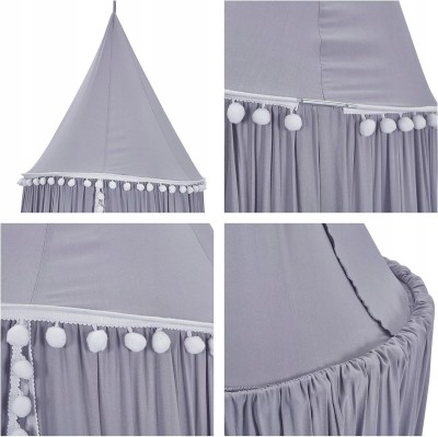 BALDACHIN pe cadru cu pompoane 240cm